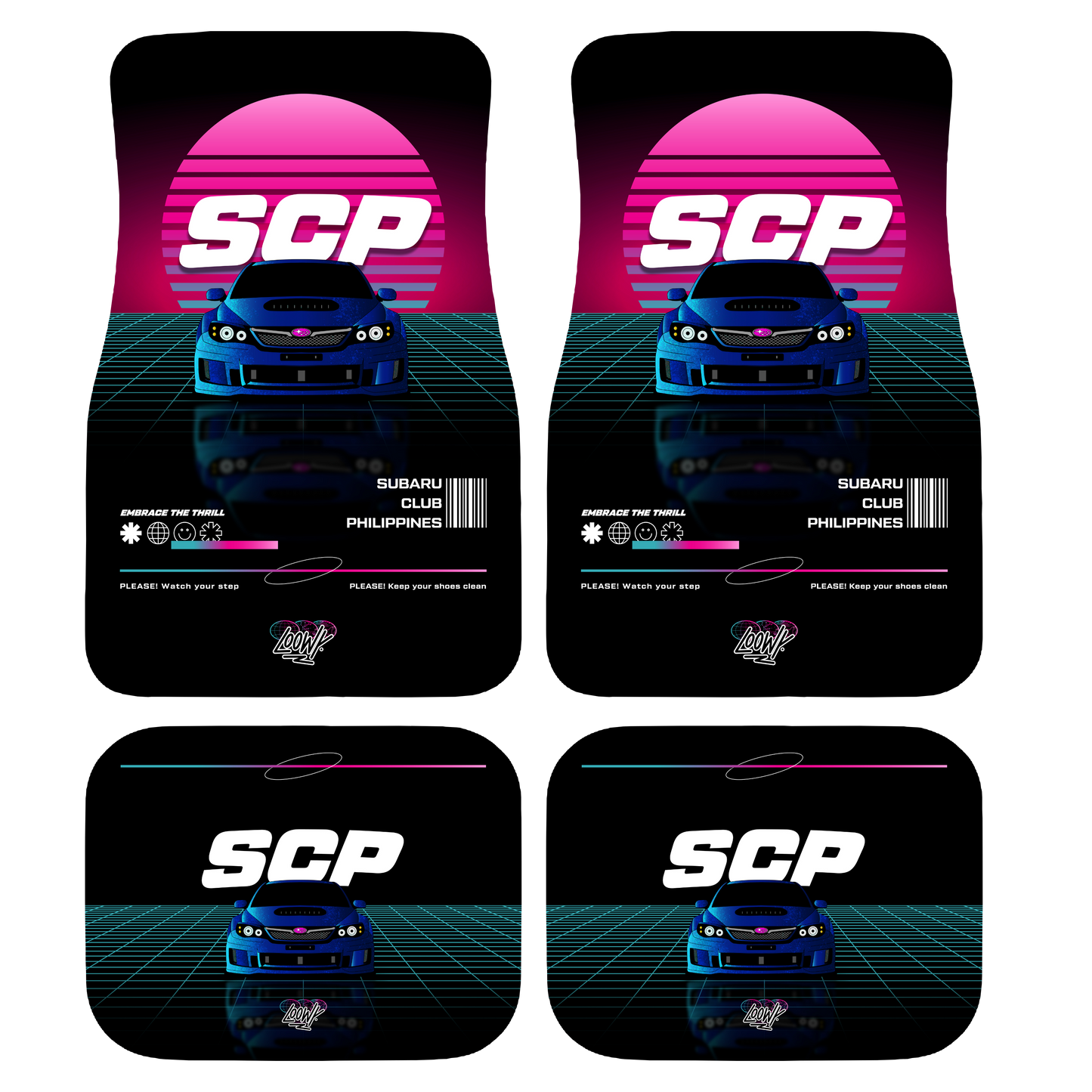 Loowy Custom Design Car Mats